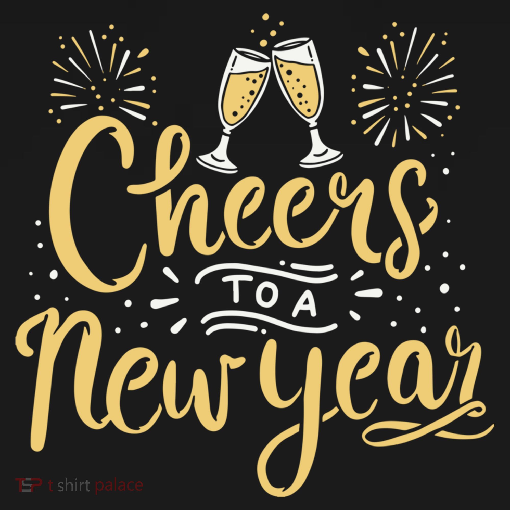 M156 Cheer To A New Year Funny Happy New Year Wine Party Gift Women's Hoodie