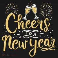 M156 Cheer To A New Year Funny Happy New Year Wine Party Gift Ornament thumb 1