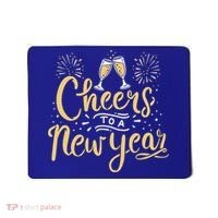 M156 Cheer To A New Year Funny Happy New Year Wine Party Gift Mousepad thumb 0