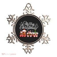 Merry Christmas Train Santa Claus Gingerbread House Pajamas Ornament thumb 0