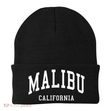 Malibu California Throwback Design Classic Beanie
