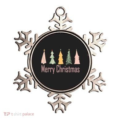 Merry Christmas Trees Cute Holiday Ornament