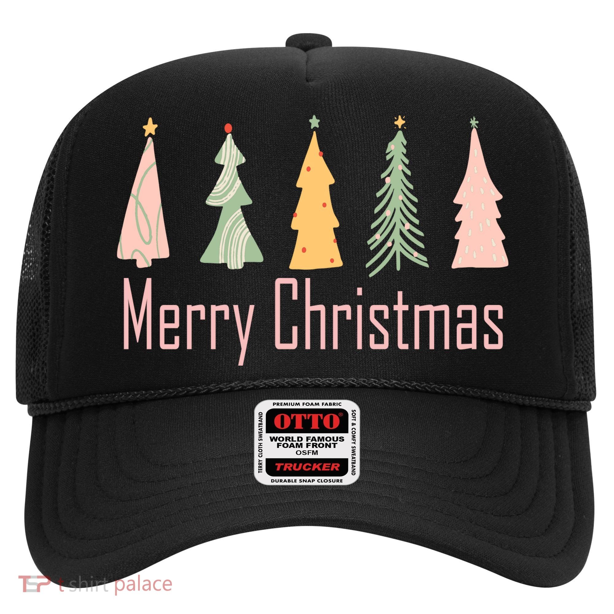 Merry Christmas Trees Cute Holiday Hat