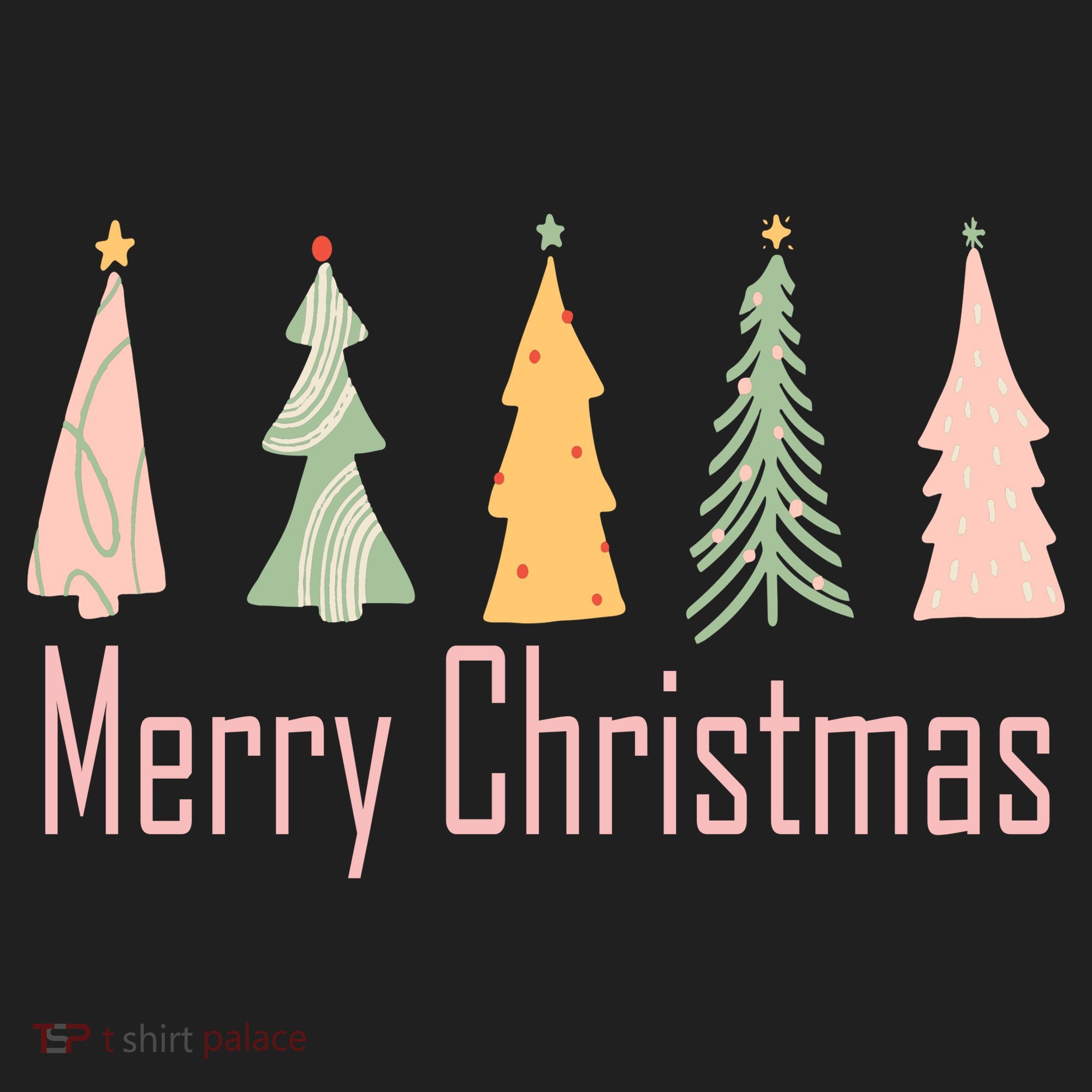 Merry Christmas Trees Cute Holiday Hat