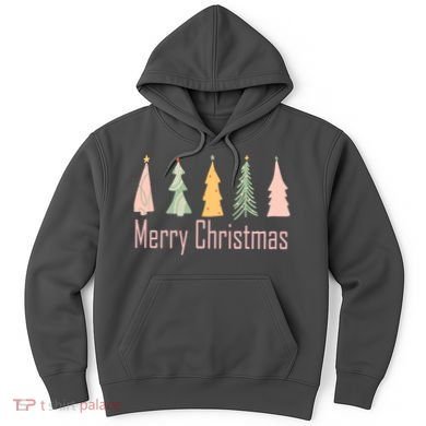 Merry Christmas Trees Cute Holiday Hoodie