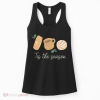 Mexican Christmas Tis The Season Tamale Concha Cafe De Olla  Women's Tank Top thumb 0