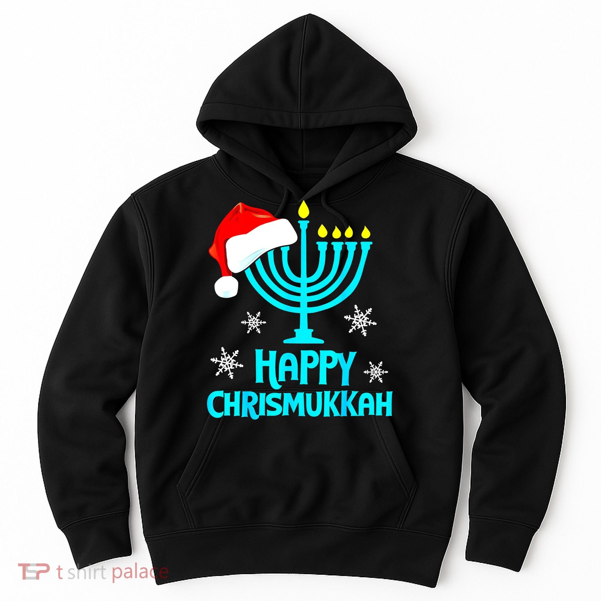 Merry Chrismukkah Ugly Xmas Funny Hanukkah Christmas Hoodie