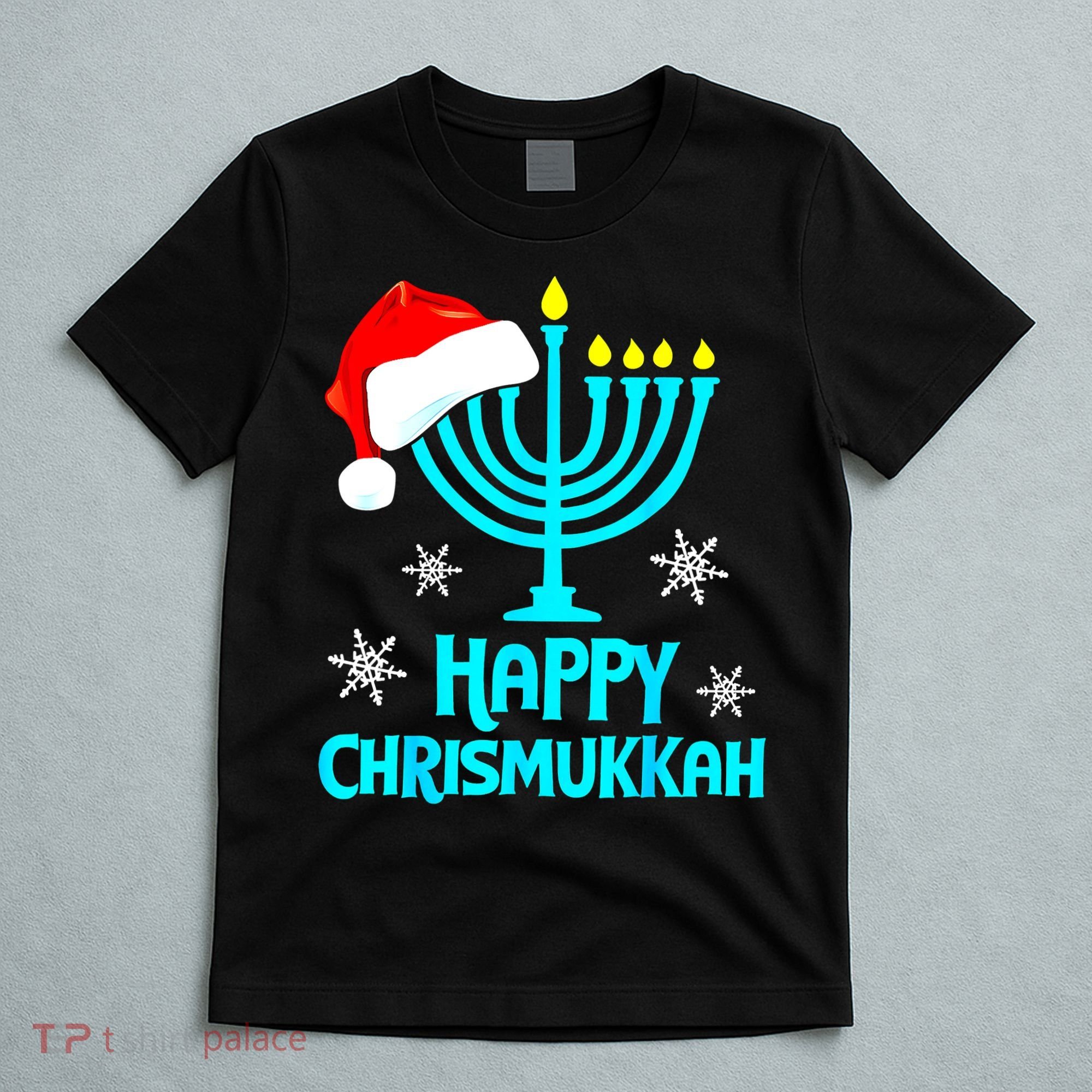 Merry Chrismukkah Ugly Xmas Funny Hanukkah Christmas T-Shirt