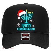 Merry Chrismukkah Ugly Xmas Funny Hanukkah Christmas Hat thumb 0