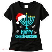 Merry Chrismukkah Ugly Xmas Funny Hanukkah Christmas Women's T-Shirt thumb 0