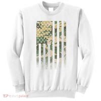 Military Camouflage USA American Flag Sweatshirt thumb 0