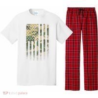 Military Camouflage USA American Flag Pajama Set thumb 0
