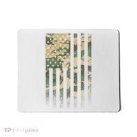 Military Camouflage USA American Flag Mousepad thumb 0