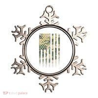 Military Camouflage USA American Flag Ornament thumb 0