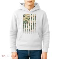 Military Camouflage USA American Flag Kids Hoodie thumb 4