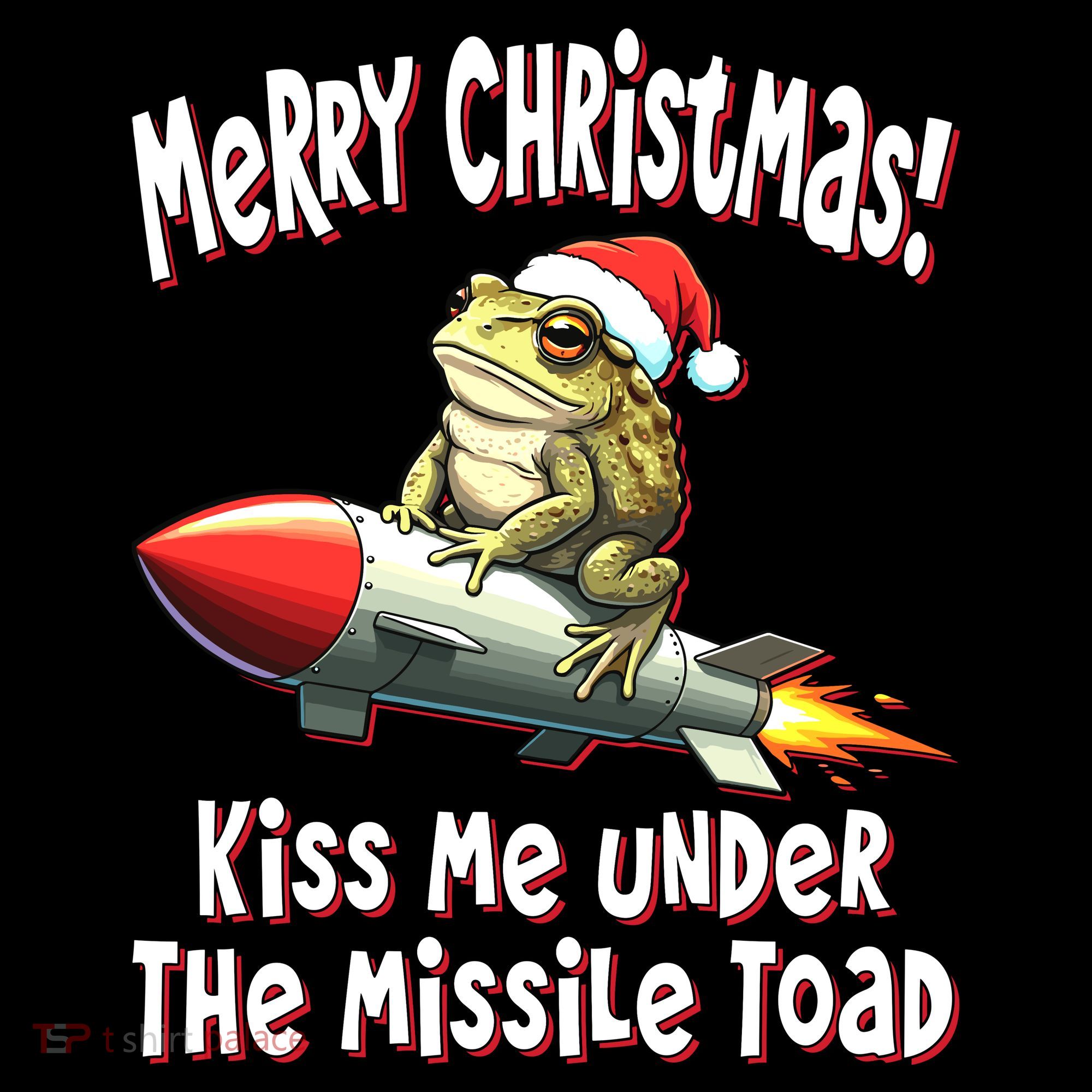 Merry Christmas Under The Missile Toad Backpack