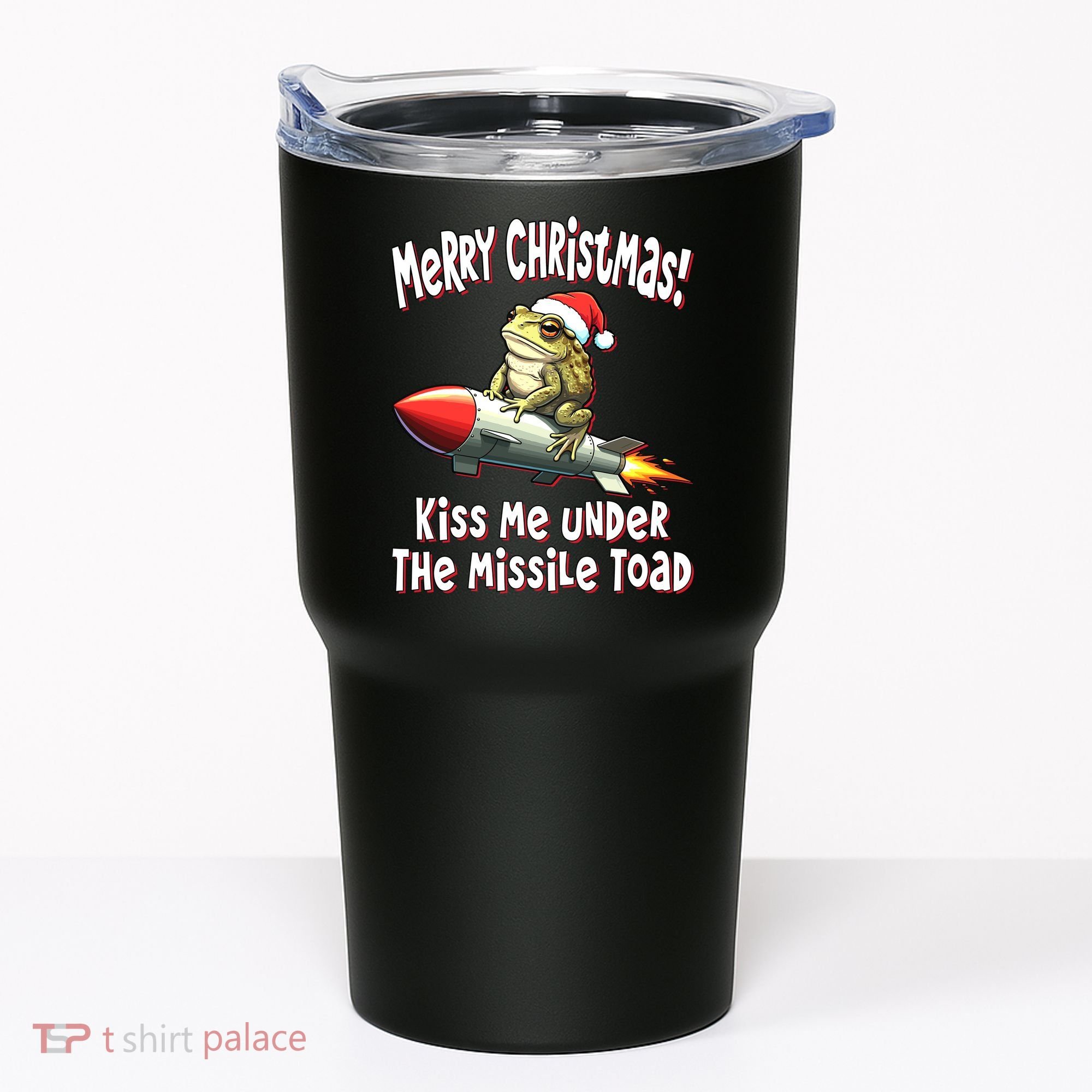 Merry Christmas Under The Missile Toad Tumbler