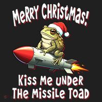Merry Christmas Under The Missile Toad Tumbler thumb 3