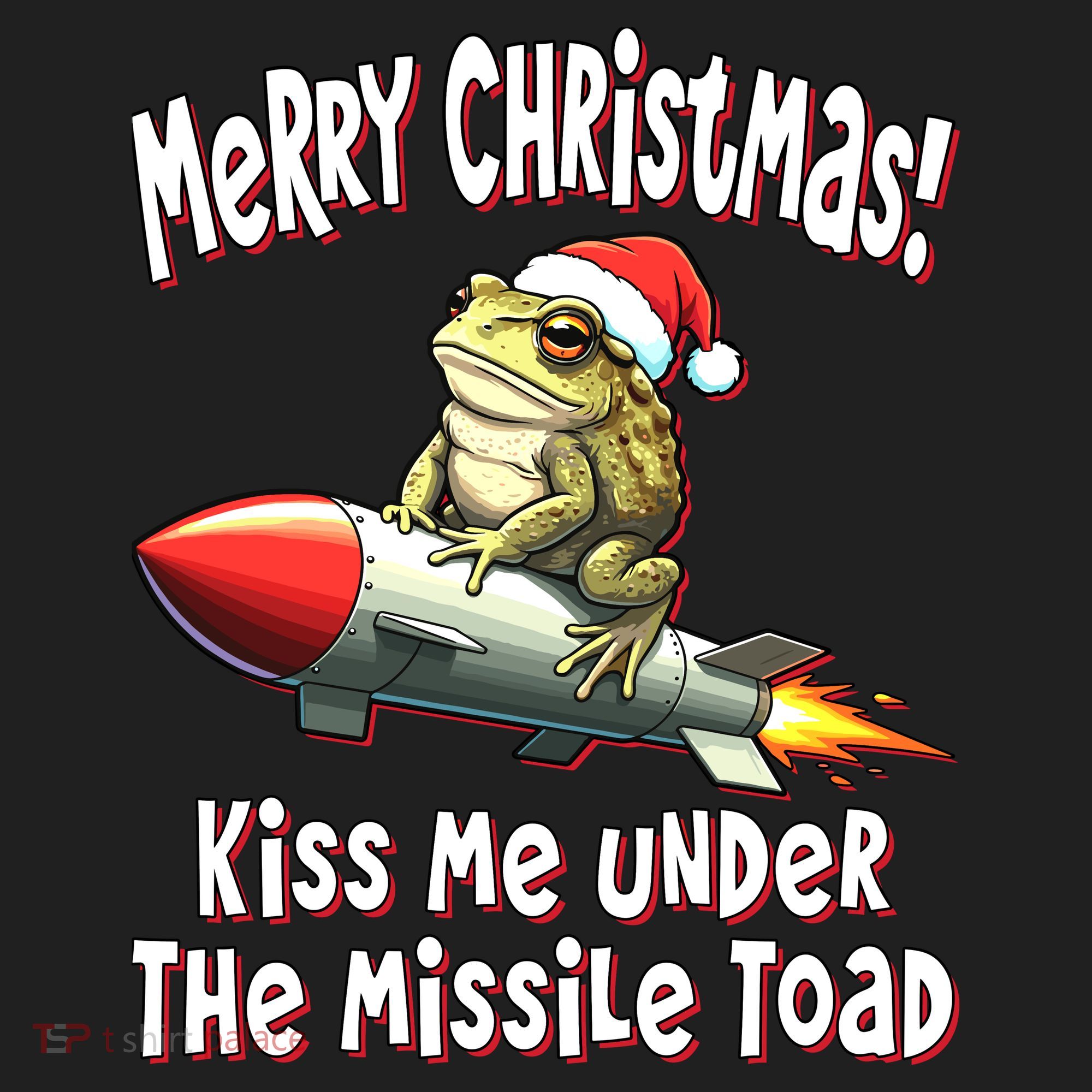 Merry Christmas Under The Missile Toad Tumbler
