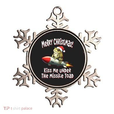 Merry Christmas Under The Missile Toad Ornament