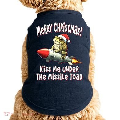 Merry Christmas Under The Missile Toad Doggie Tank