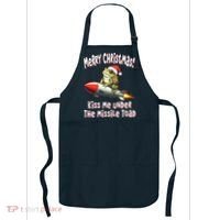 Merry Christmas Under The Missile Toad Apron thumb 0