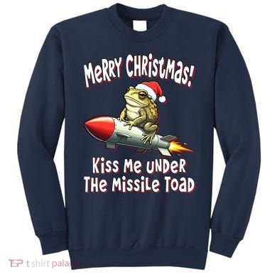 Merry Christmas Under The Missile Toad Sweatshirt