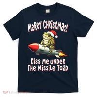 Merry Christmas Under The Missile Toad T-Shirt thumb 0