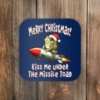 Merry Christmas Under The Missile Toad Coaster thumb 0