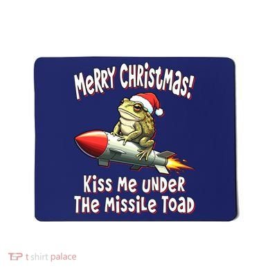 Merry Christmas Under The Missile Toad Mousepad