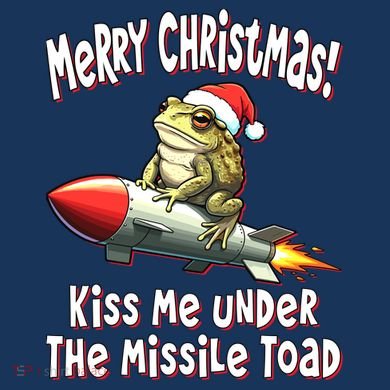 Merry Christmas Under The Missile Toad Women's Cooling Performance Crew T-Shirt