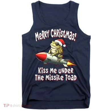 Merry Christmas Under The Missile Toad Tank Top