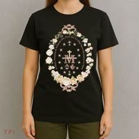 Marian Catholic Virgin Mary Catholic Gifts For Women Marian Cross T-Shirt thumb 4