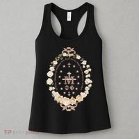 Marian Catholic Virgin Mary Catholic Gifts For Women Marian Cross Women's Tank Top thumb 3