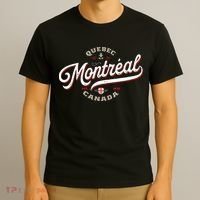 Montreal Canada Vintage Quebec French Canadian Gift Travel T-Shirt thumb 3