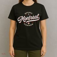 Montreal Canada Vintage Quebec French Canadian Gift Travel T-Shirt thumb 4