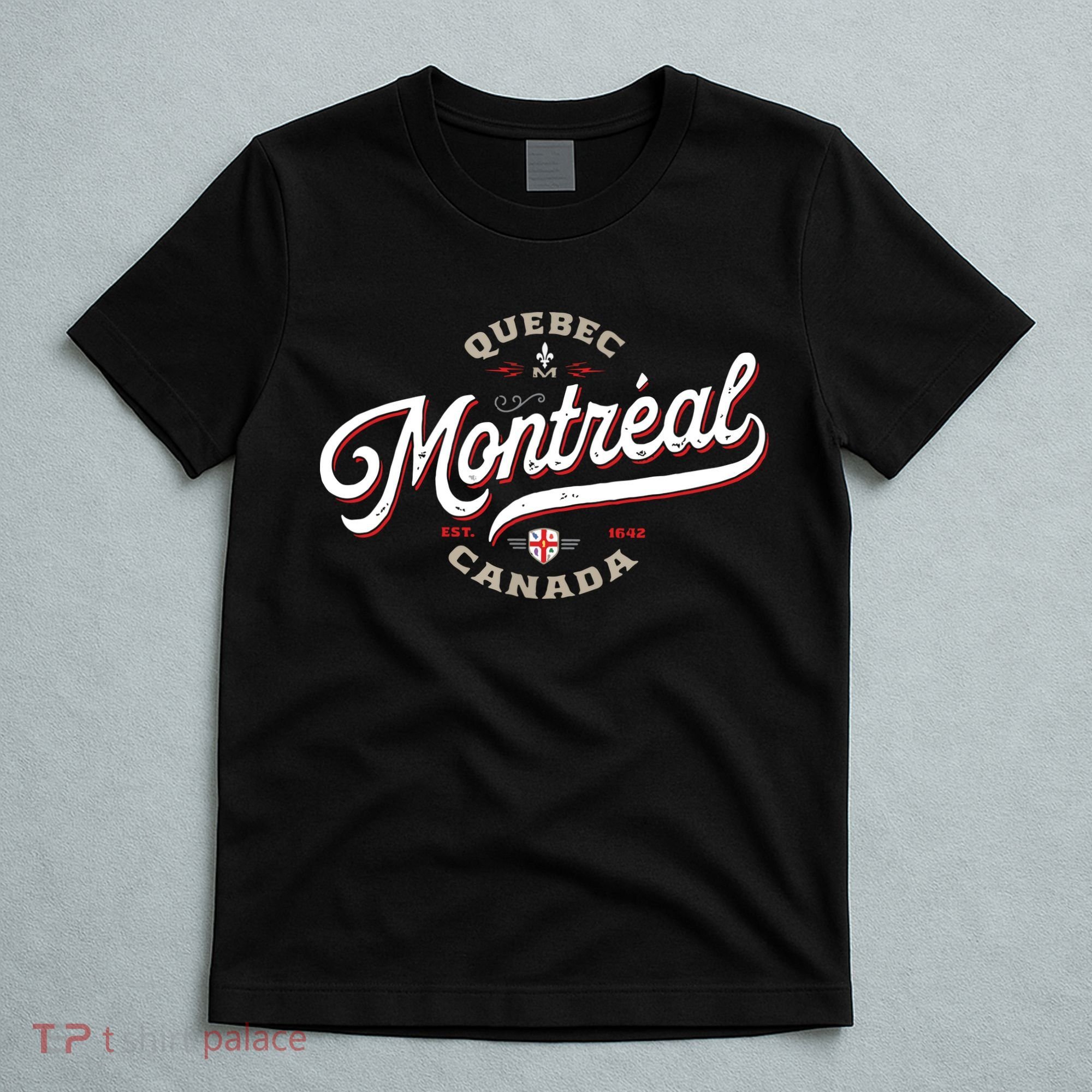 Montreal Canada Vintage Quebec French Canadian Gift Travel T-Shirt