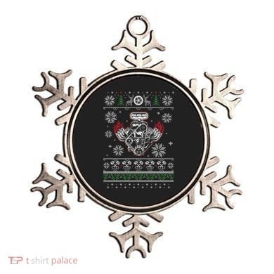 Muscle Car V8 Engine Lovers Ugly Christmas Ugly Design Gift Ornament