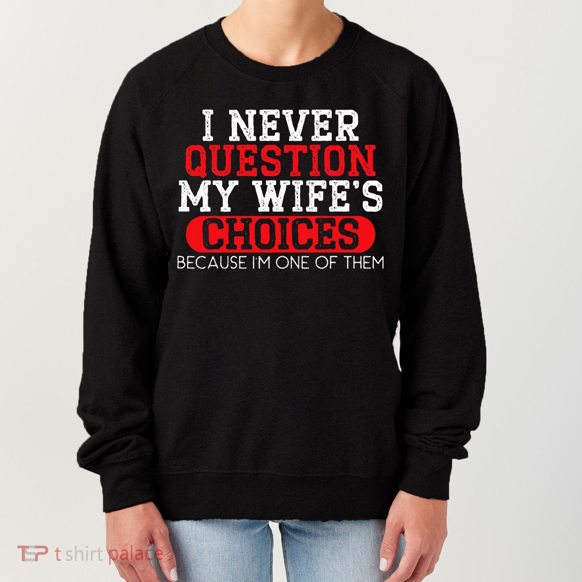 Married Couple Wedding Anniversary Funny Marriage Women's Sweatshirt