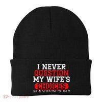 Married Couple Wedding Anniversary Funny Marriage Beanie thumb 0