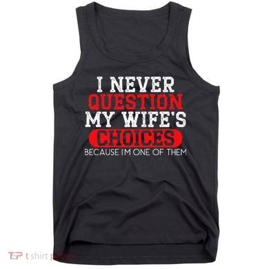 Married Couple Wedding Anniversary Funny Marriage Tank Top