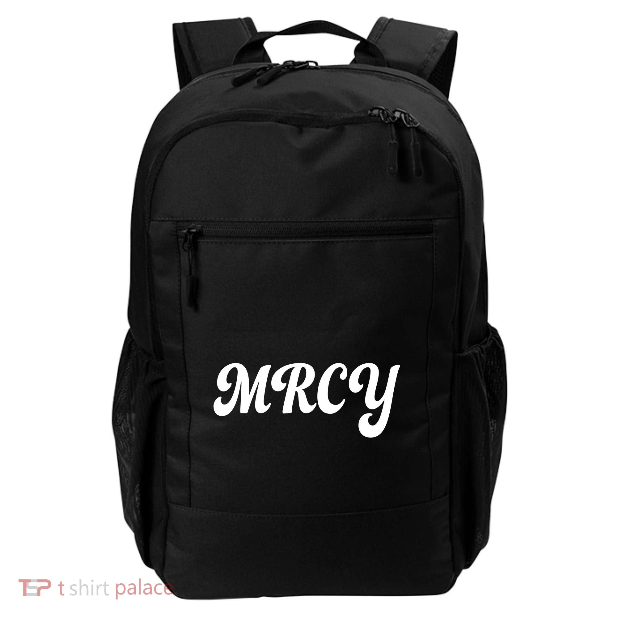 MRCY Christian Worship Shortened Word Backpack