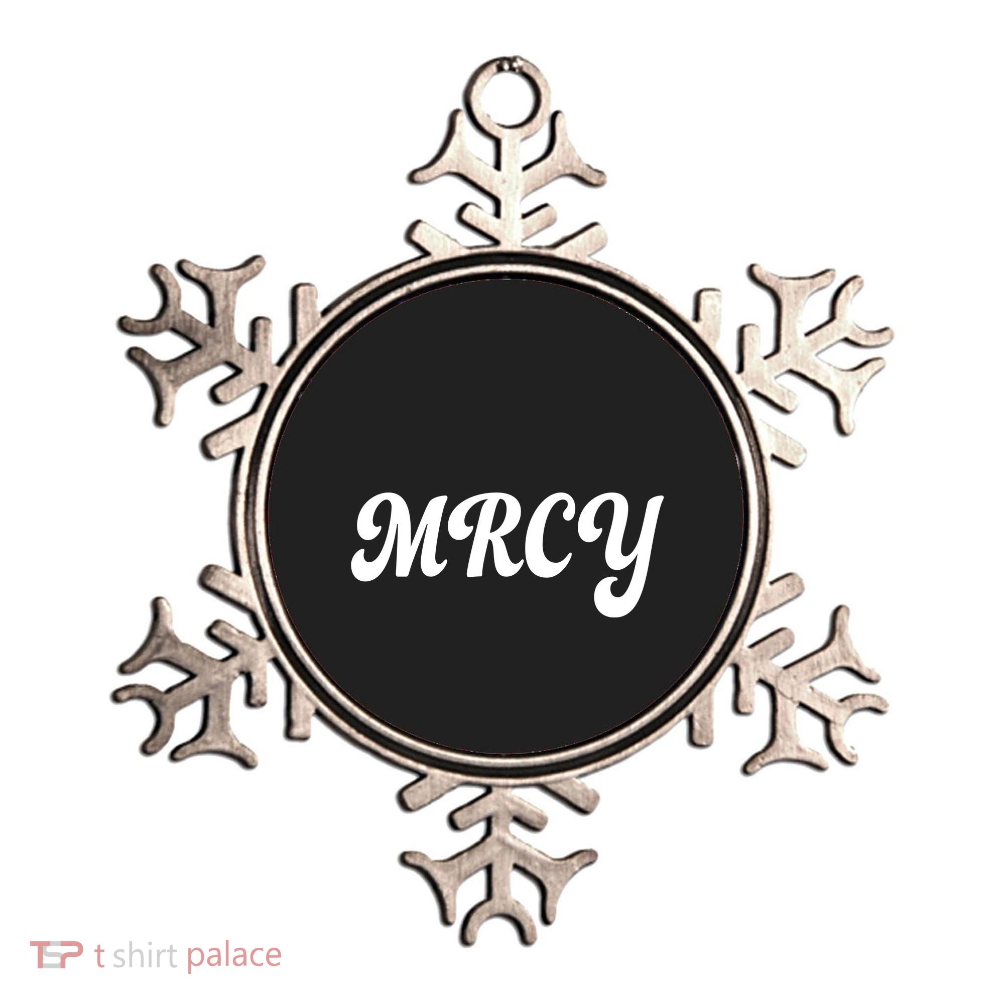 MRCY Christian Worship Shortened Word Ornament