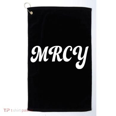 MRCY Christian Worship Shortened Word Golf Towel