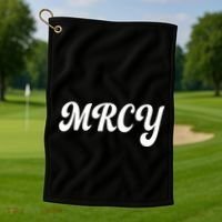 MRCY Christian Worship Shortened Word Golf Towel thumb 1