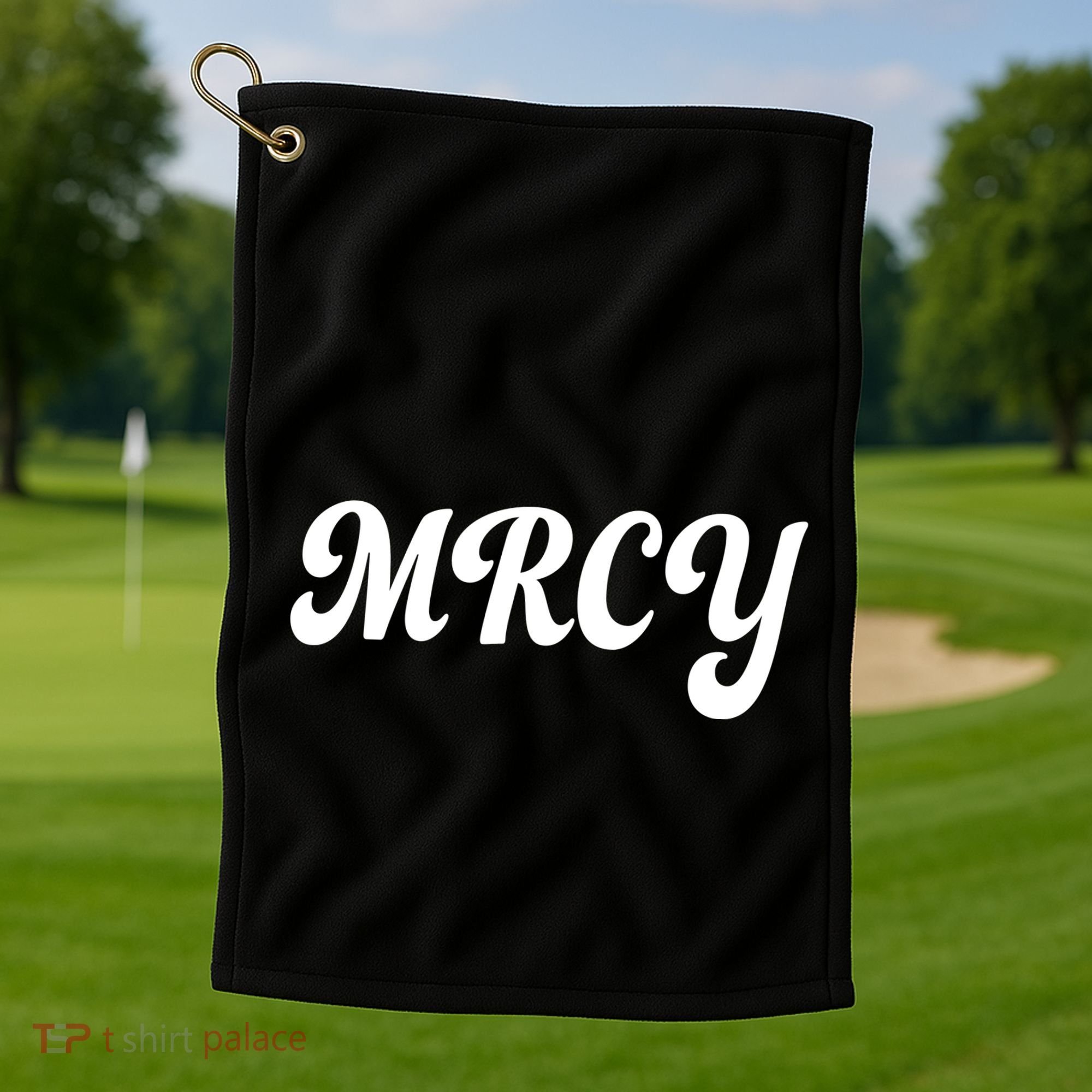 MRCY Christian Worship Shortened Word Golf Towel