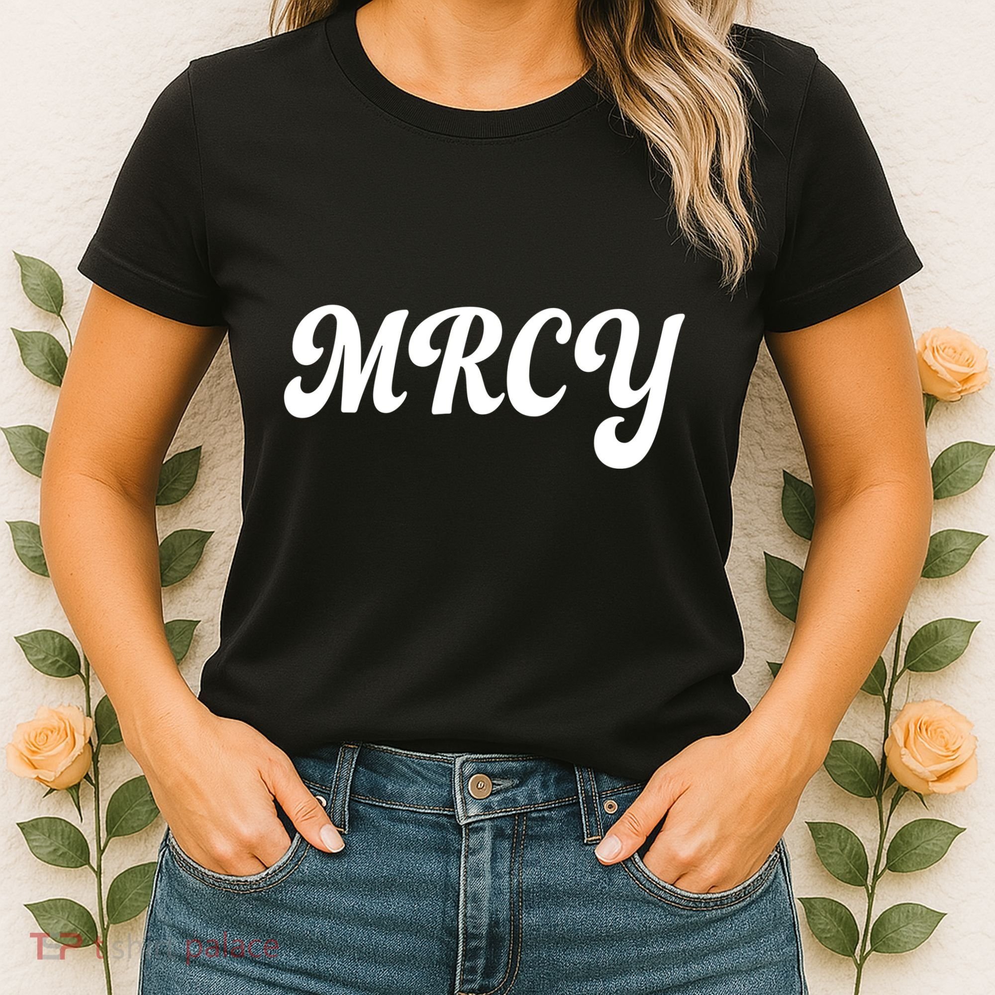 MRCY Christian Worship Shortened Word Women's T-Shirt