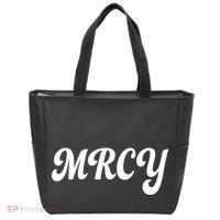 MRCY Christian Worship Shortened Word Tote Bag thumb 0