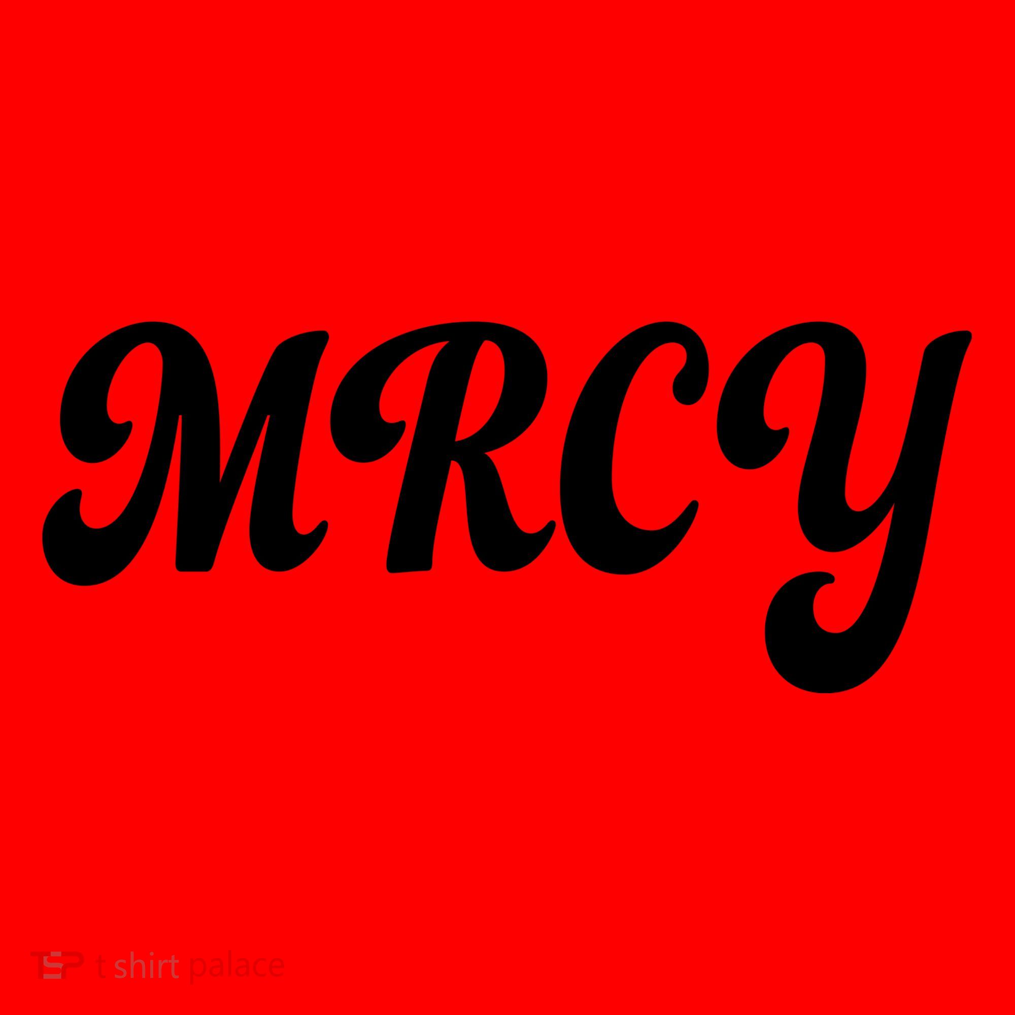 MRCY Christian Worship Shortened Word Santa Hat