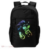 Monkey Chimp With Sunglasses And Headphones Backpack thumb 0
